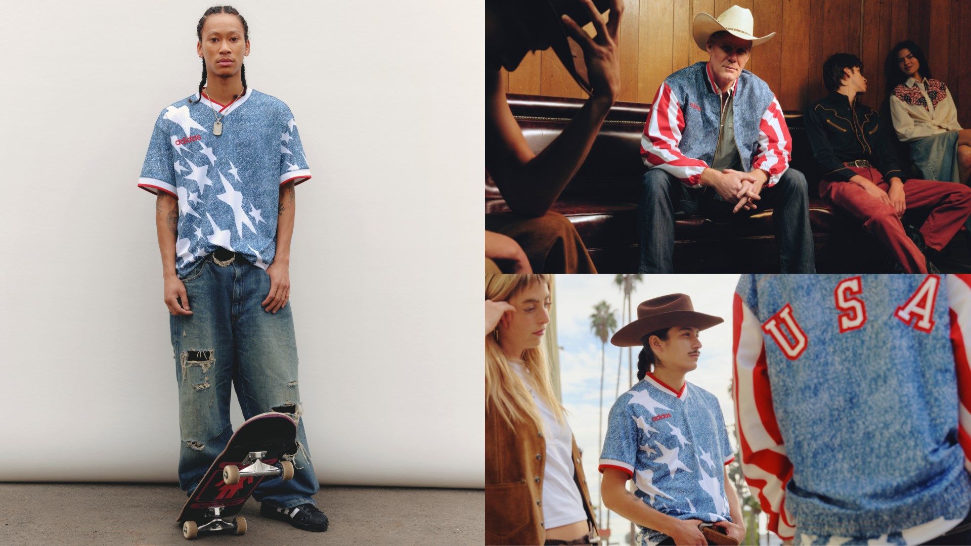 プリーツプリーズ　ラミア•ズィアデ　コラボ　レア　トップス adidas drop throwback to iconic 1994 USMNT away jersey as Alexi